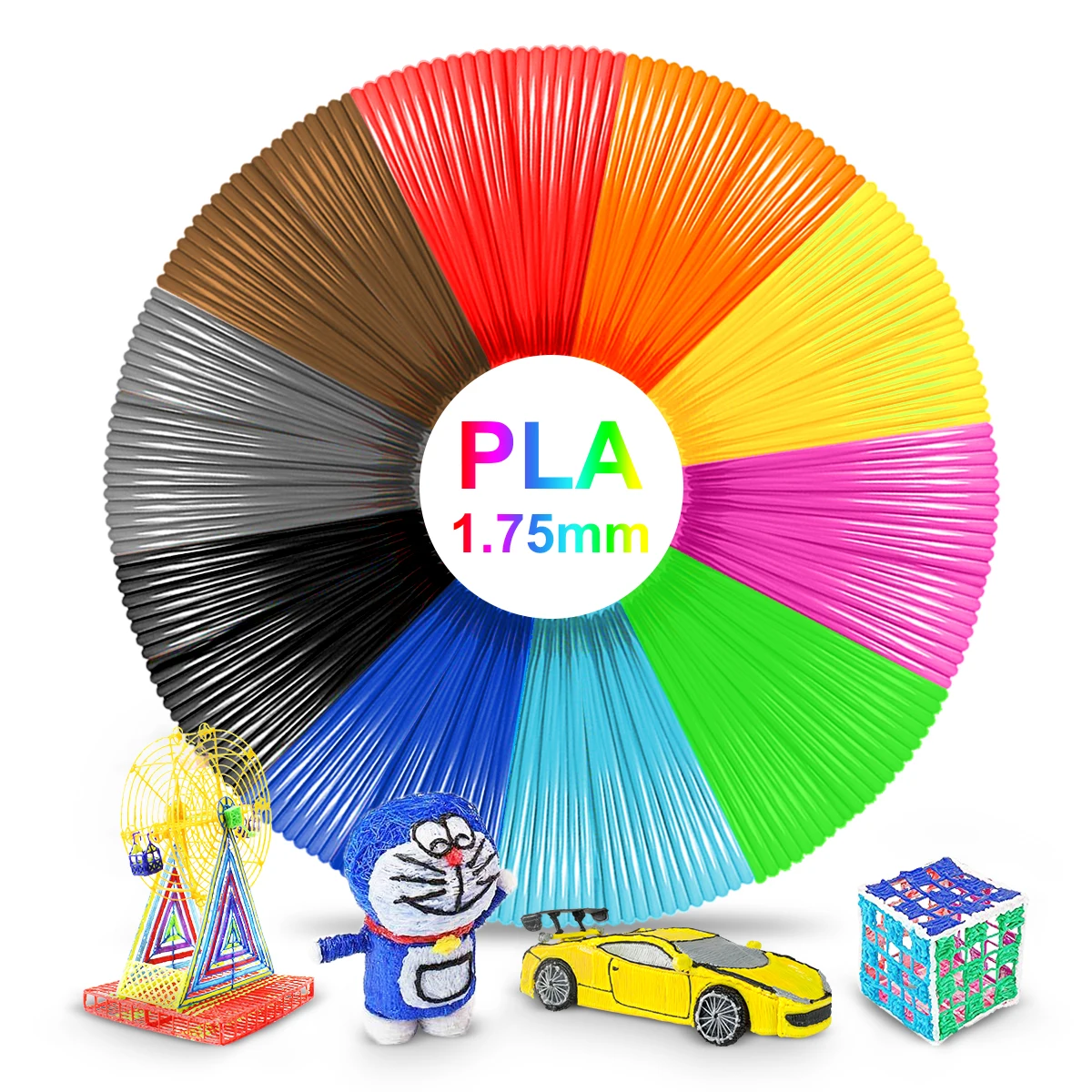 

3D Pen Printing PLA Filament 1.75 MM Refills Plastic 5M Blue Color 1 Pieces Non-Toxic Fast Shipping Good Toughness Biodegradable