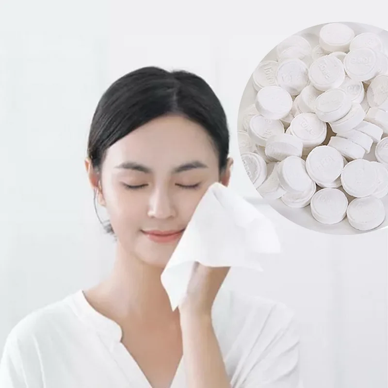 500 шт. портативное мини-полотенце из вискозы одноразовое сжатое полотенце для