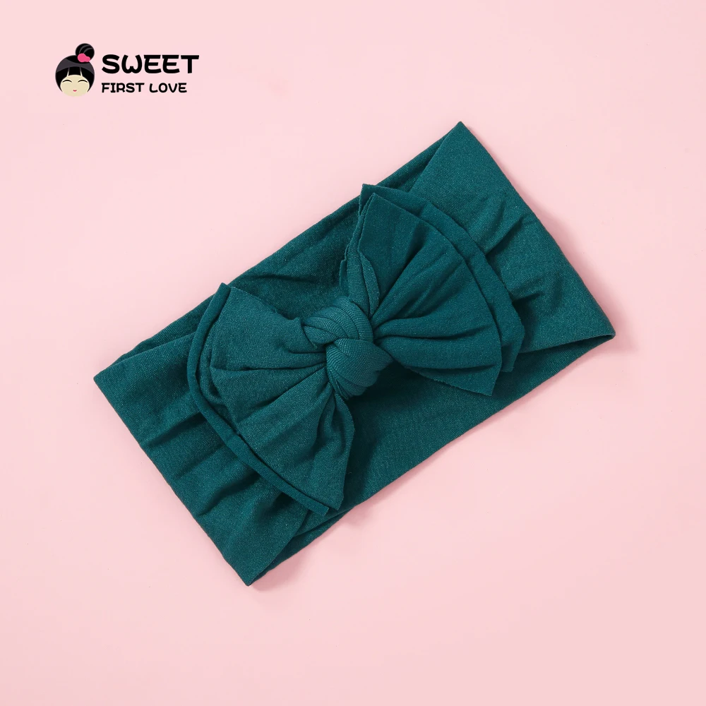 

Baby Girls Headbands Turban Knotted Bow Kids Hair Accessories For Newborn Toddler Children Baby Elastic Head Wraps Hair Band