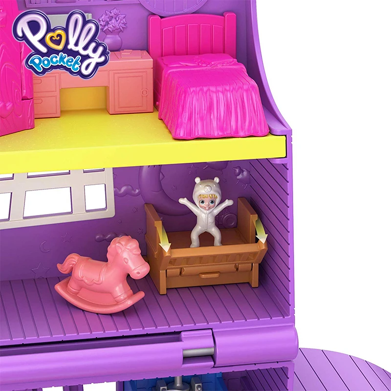 Оригинальные карманные брендовые Детские игрушки Polly Карманный домик с забавной