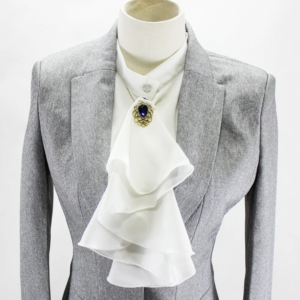 Корт Дикки цветок костюм Свободное пальто украшение свинец поддельный съемный