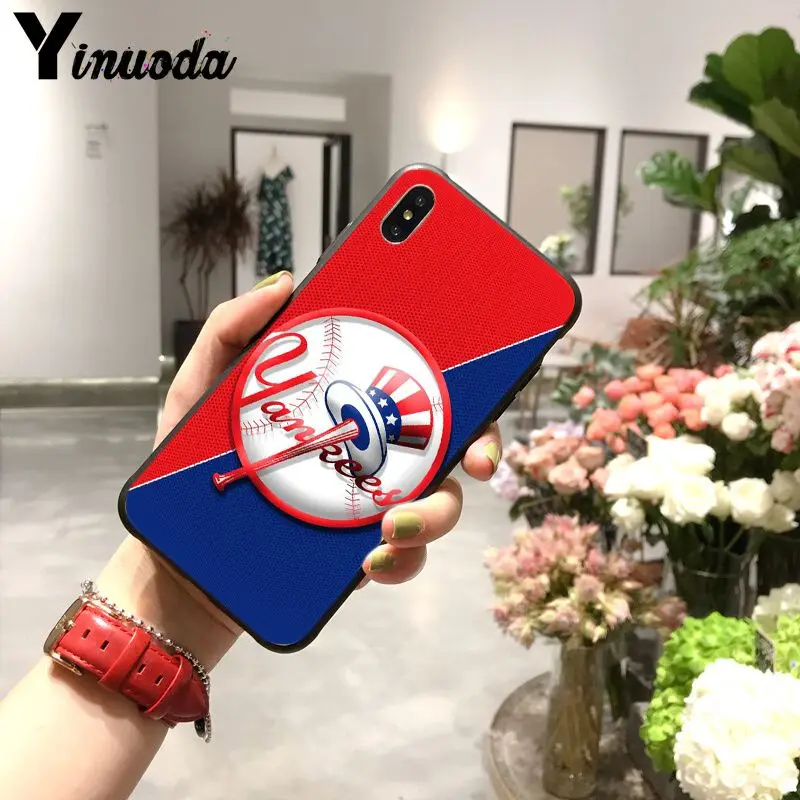 Yinuoda New York Yankees Boston Red Sox бейсбольный Телефон чехол для iphone 8 7 6 6S Plus 5 5S SE XR X XS MAX 11pro max Coque Shell