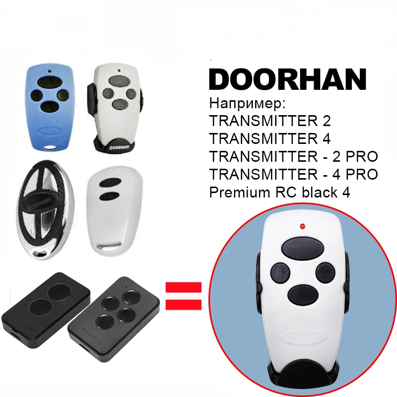 

DOORHAN garage door gate remote control DOORHAN TRANSMITTER4 keychain for a barrier