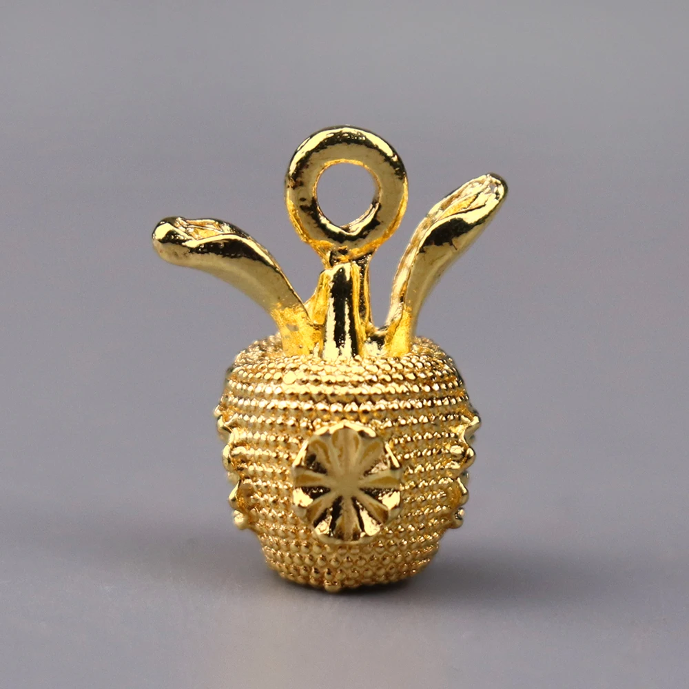 

Fengshui Charms apple Pendants Antique Fortune Jewelry Keychains Key Chain Car Keyrings Making DIY Handmade Craft for Bracelet