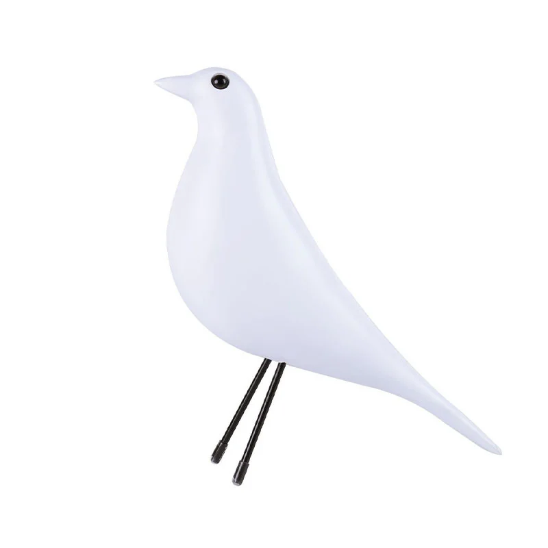 

1PC Artificial Bird Sculpture Office Decoration Sculpture Decoration Household Bird Sculpture Black Sculpture Creative Ornament