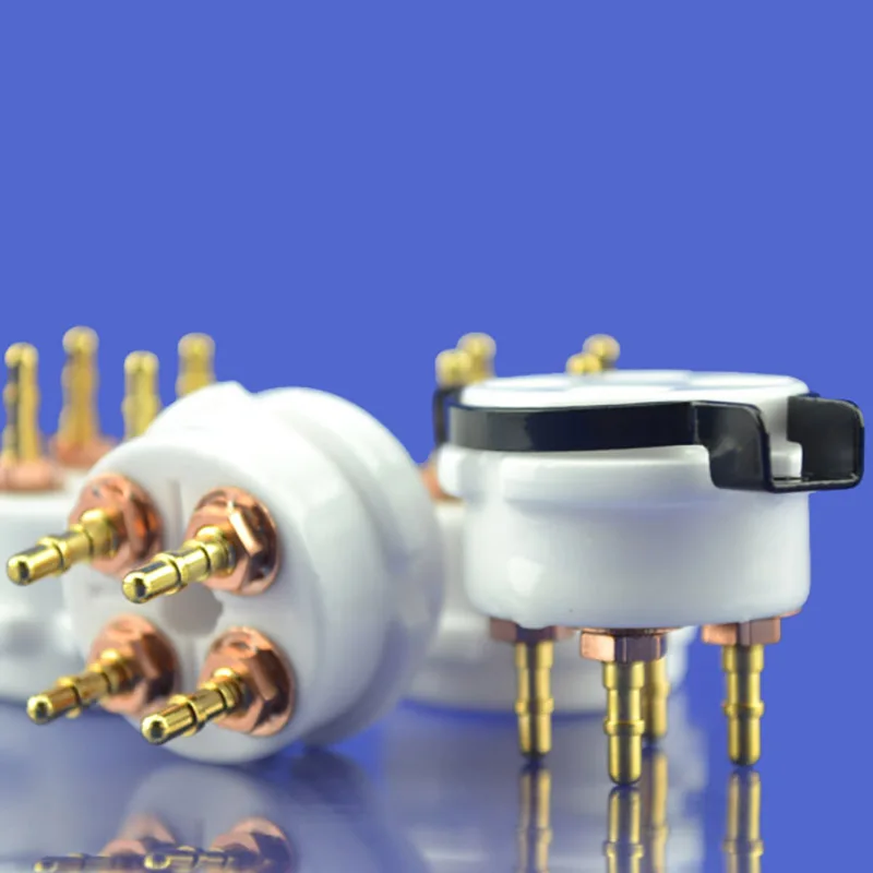 10Pcs Ceramic 4pins Tube Socket Fit for 300B/ 2A3 | Электроника
