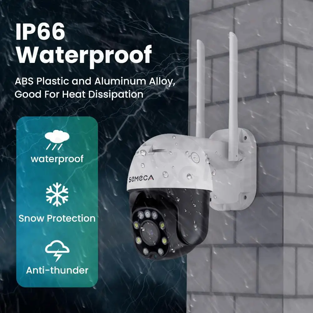 Ip-камера Semeca 360 P Wi-Fi 1080P с датчиком присутствия | Безопасность и защита