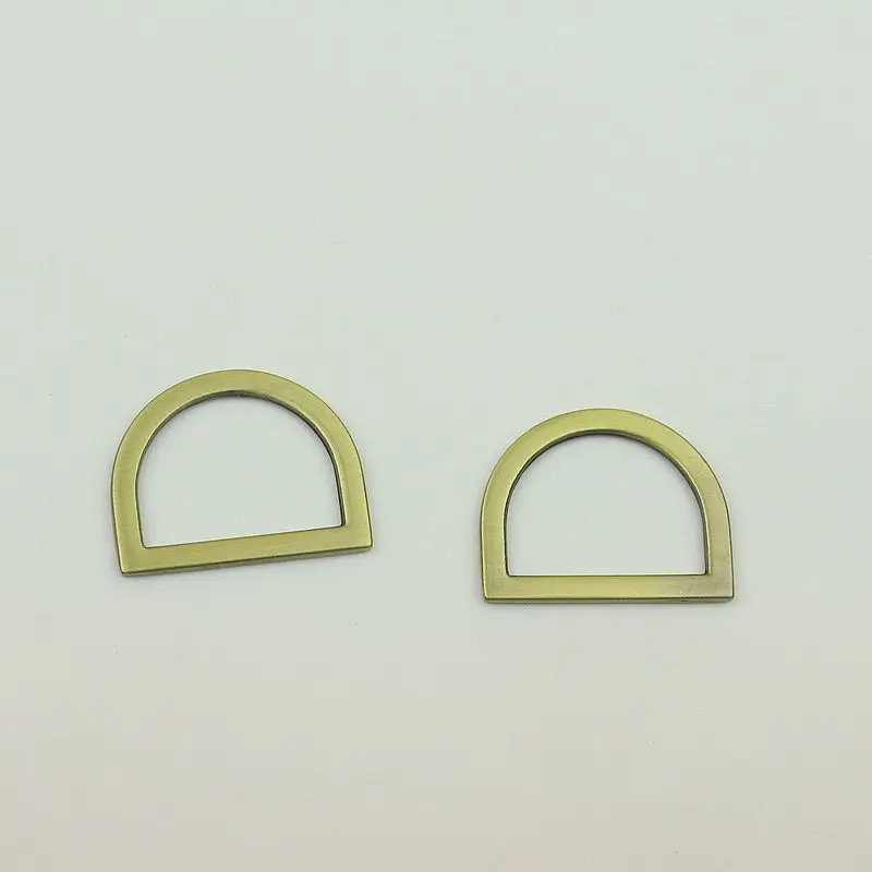 25mm Silver Brass Diecast Metal Flat O D Rings for Webbing Strapping Bags Handbag Dog Collar Hardware Leather Craft Accessories