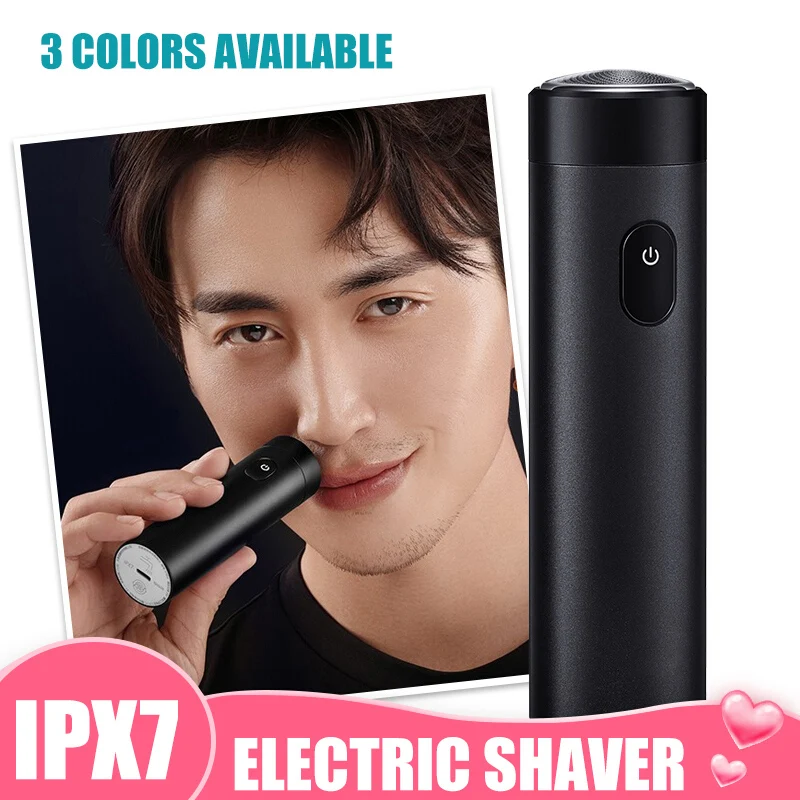 

Портативная Мужская бритва Smate, водонепроницаемая моющаяся бритва с быстрой зарядкой, прочная машинка с одним лезвием для стрижки бороды