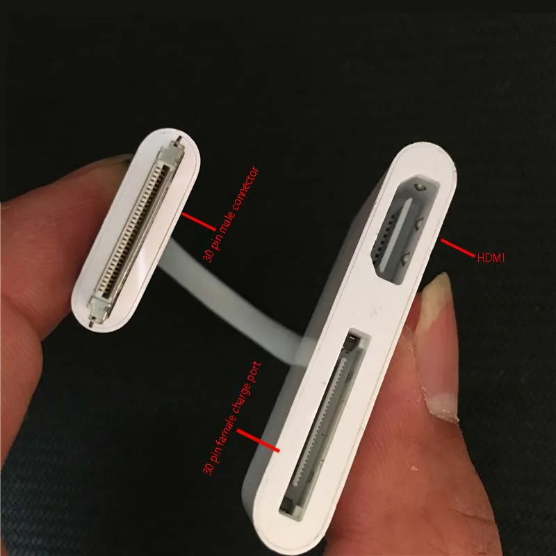 Reilim HDMI 30 контактный TV адаптер цифровой аудио видео конвертер 1080P кабель для IPadv2 3