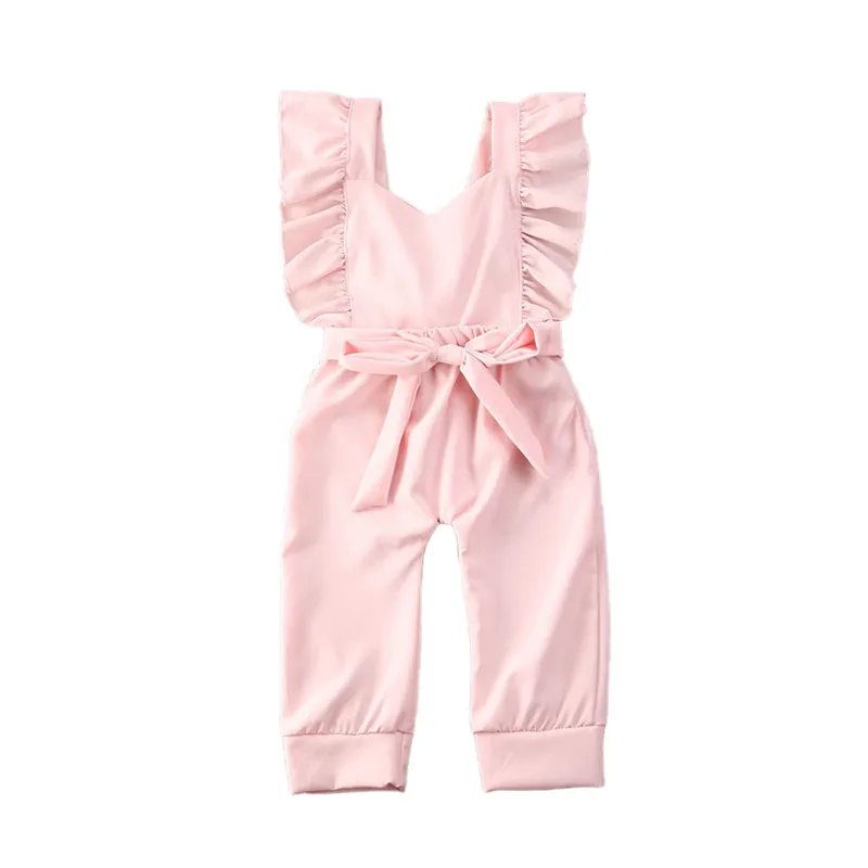 

Summer Baby Girls Sleeveless Rompers Ruffles Princess Baby Clothing Newborn Baby Clothes Infant Overalls Baby Roupas Outfit