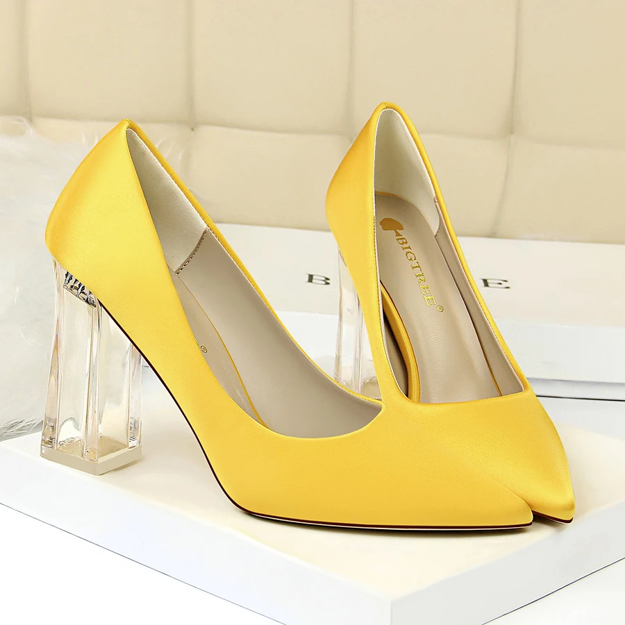 2020 женские туфли на высоком каблуке 10 см Цвет зеленый атласные лодочки свадебные