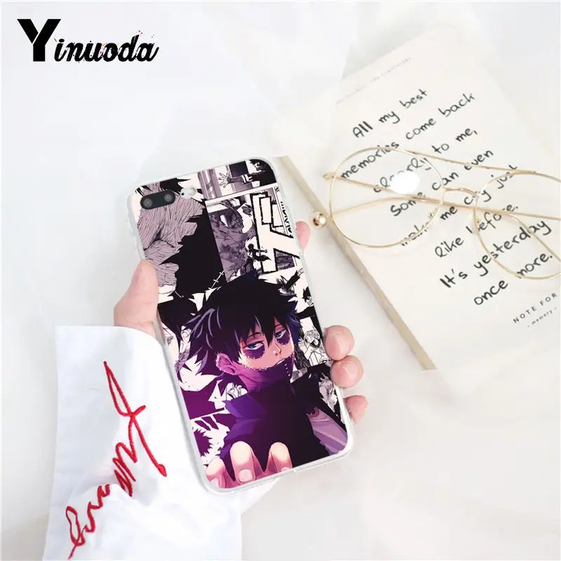 Yinuoda японское аниме мой герой Academy цельный чехол для телефона iPhone 8 7 6 S X XS MAX 5 5S SE XR 10