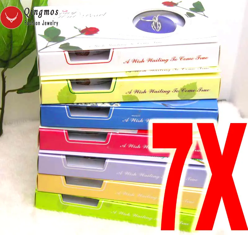 Жемчужное ожерелье Qingmos Wish с кулоном в виде сердца Женское Ожерелье из