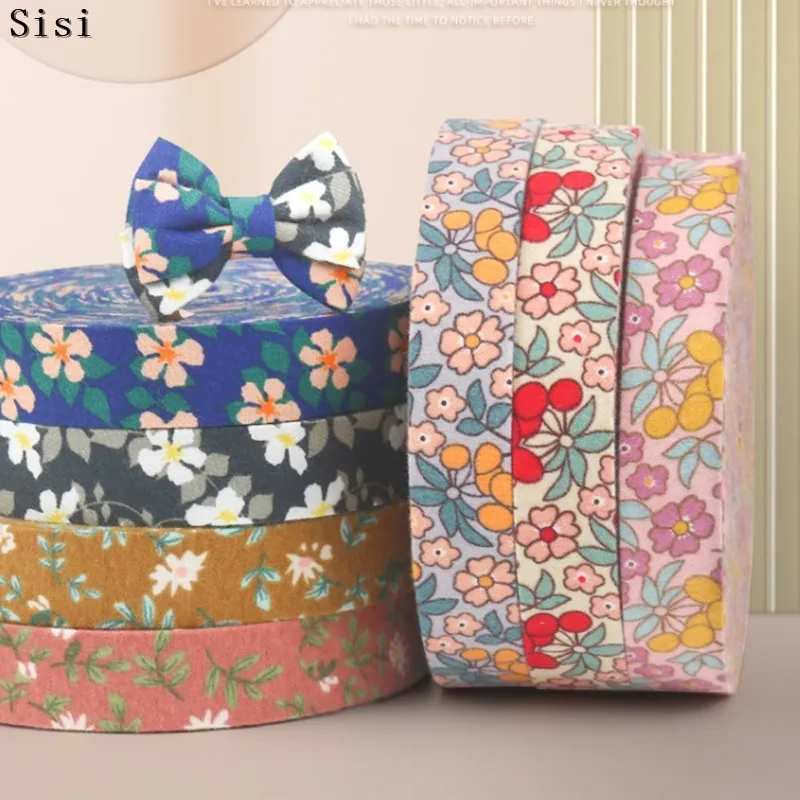 Однослойная бархатная зимняя Цветочная лента Sisi матерчатая тканевая 1 &quot3/8&quot 2