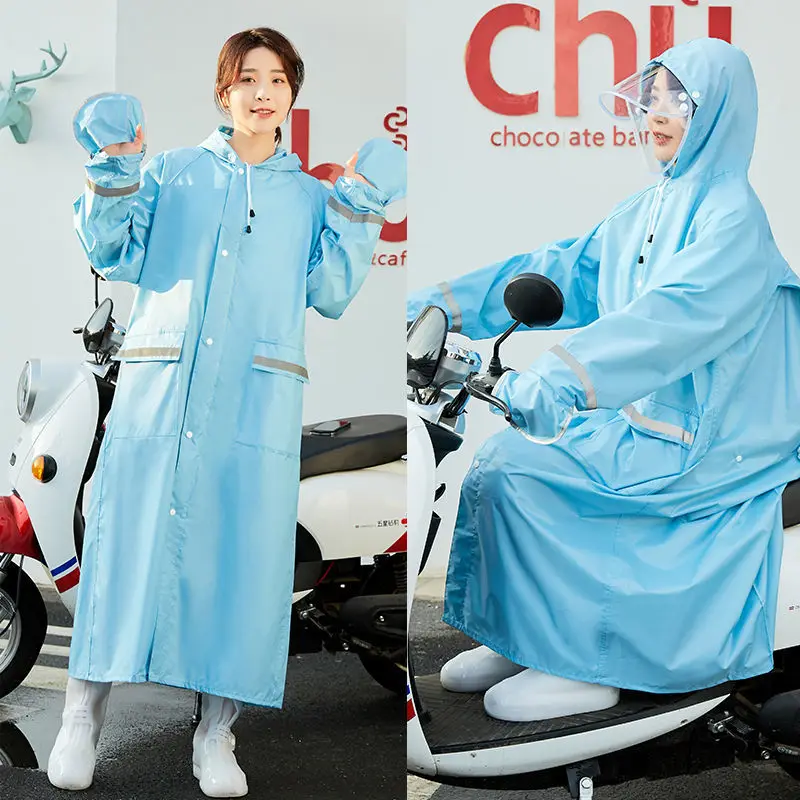 Прозрачный непромокаемый дождевик для мужчин и женщин непродуваемый одного