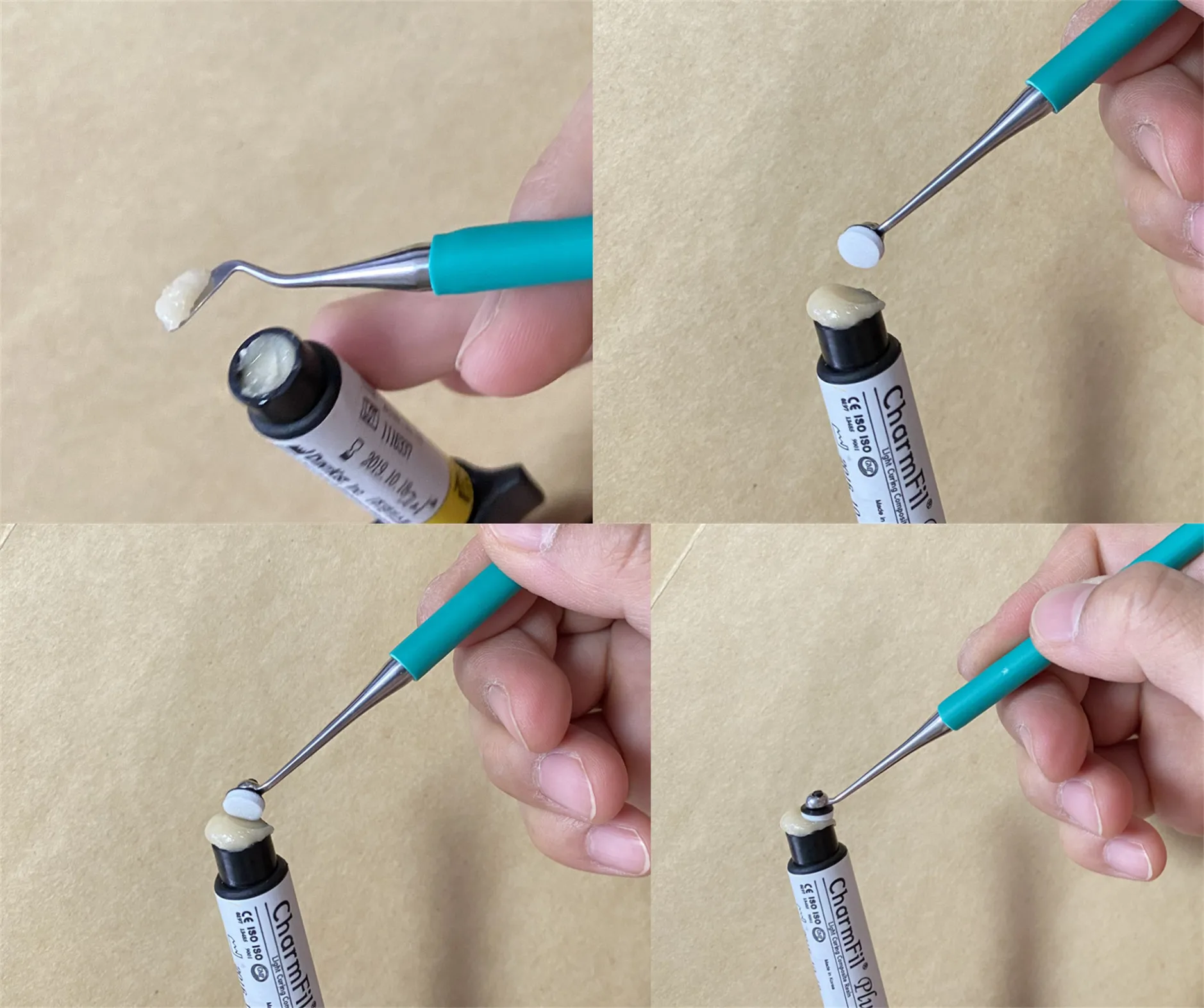 Стоматологические Инструменты для формования из зеленой смолы поролоновые