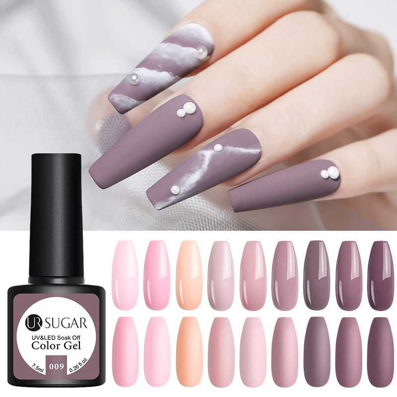 Матовый УФ верхний слой UR SUGAR 7 5 мл не вымачивается Гель лак для нейл арта 1