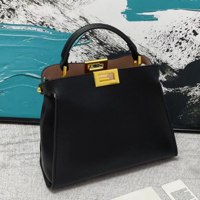 

Design retro large-capacity leather handbags new ladies multifunctional shopping bags fashion diagonal bags shoulder bags