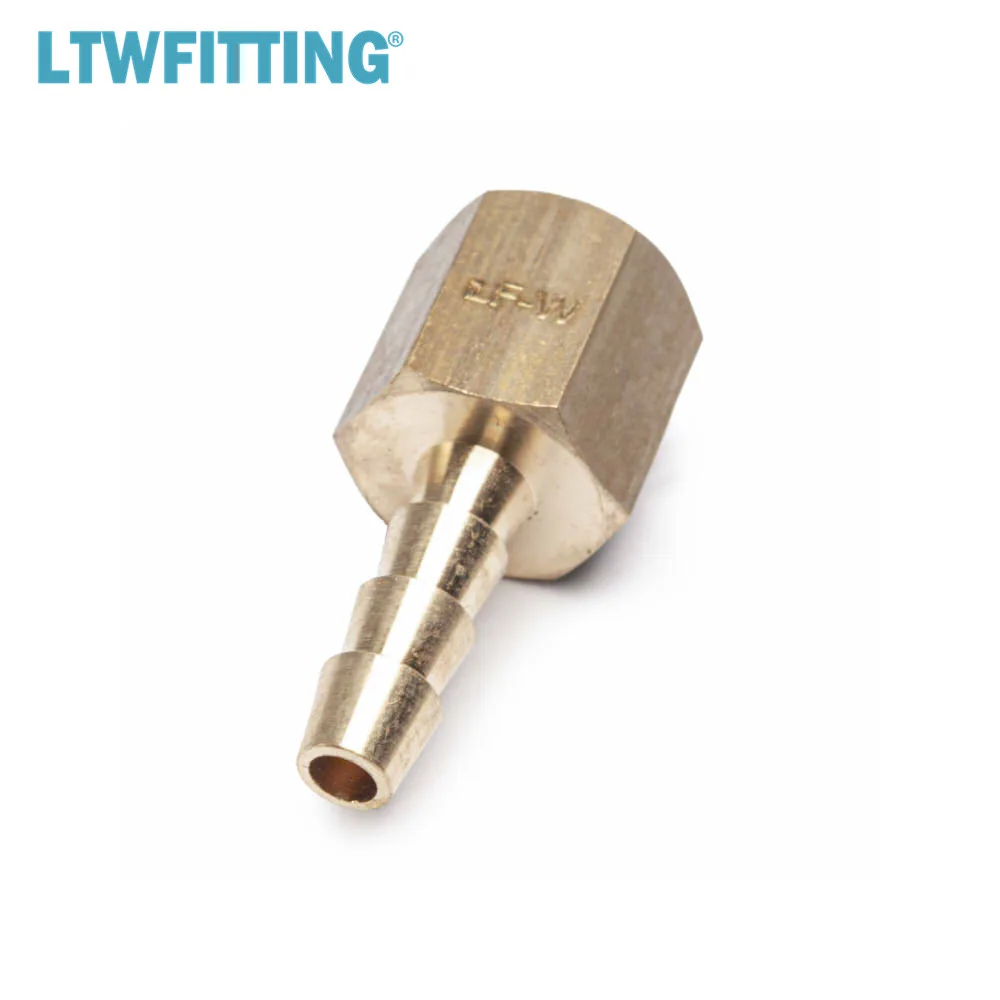 LTWFITTING латунный фитинг муфта/адаптер 3/16 &quotшланг Барб x 1/8&quot Женский NPT Топливный