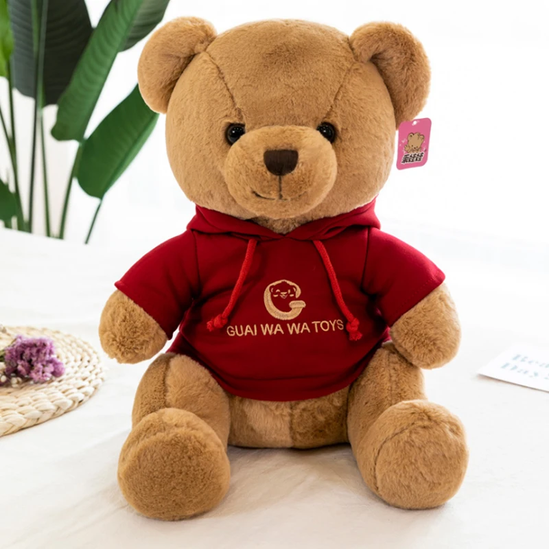 23 40 см новый мягкий милый свитер медведь талисман Кукла Подушка плюшевая игрушка