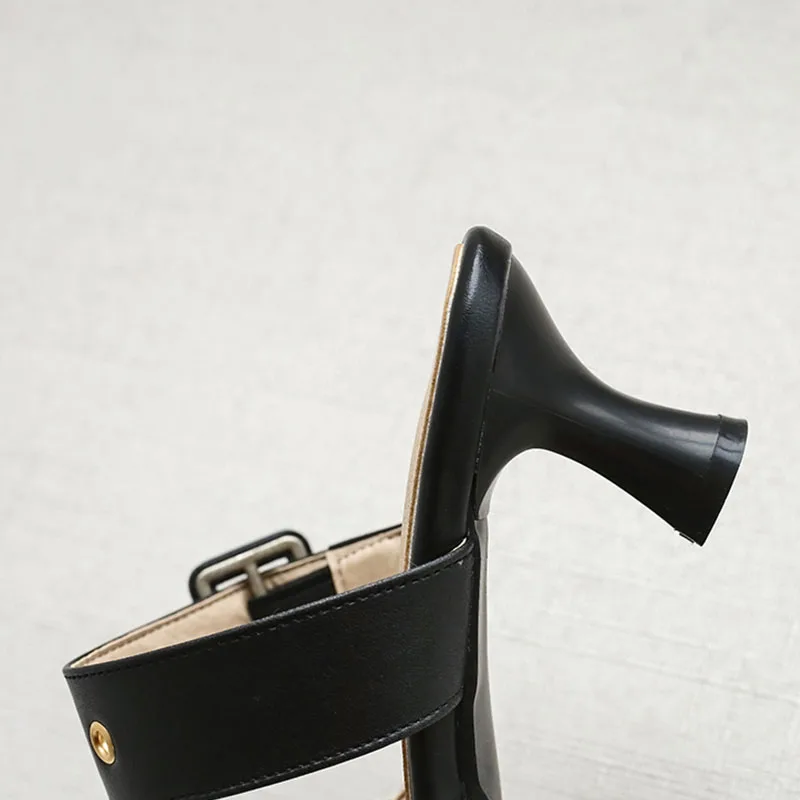 Женские босоножки в стиле пэчворк TAOFFEN мягкие повседневные кожаные туфли