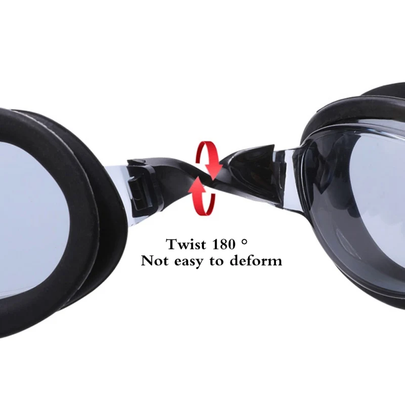 

Anti-fog UV Swimming Glasses Unisex Adult Adjustable Swimming Goggles Practical Waterproof Silicone Swim Eyewear Diving Glasses