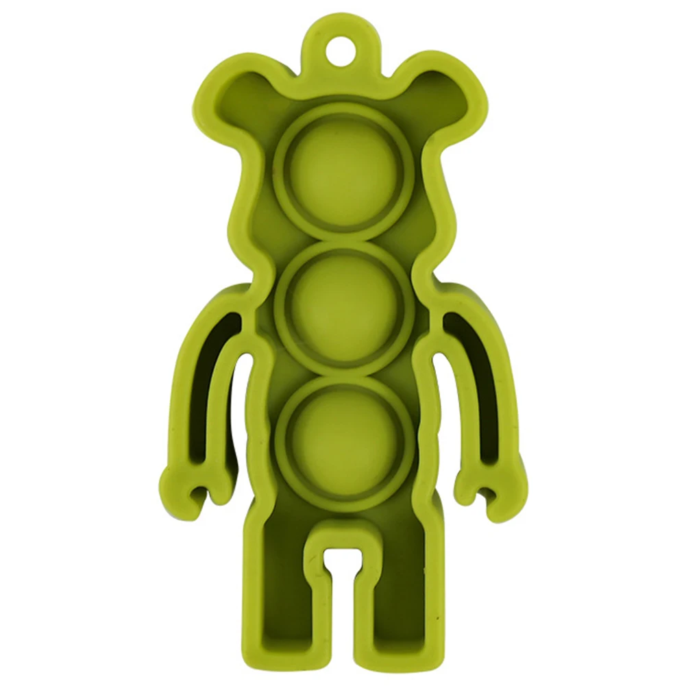 Humanoide empuje de oso de juguete autismo empujar burbuja sensorial Fidget ni&ntilde;os adultos estr&eacute;s juguete del rompecabezas juguetes de la descompresi&oacute;n-3