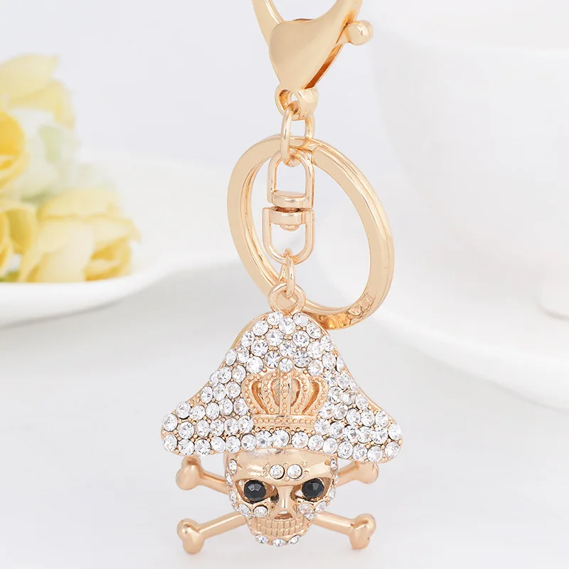 2019 креативный череп брелок для ключей в стиле панк головной автомобиль