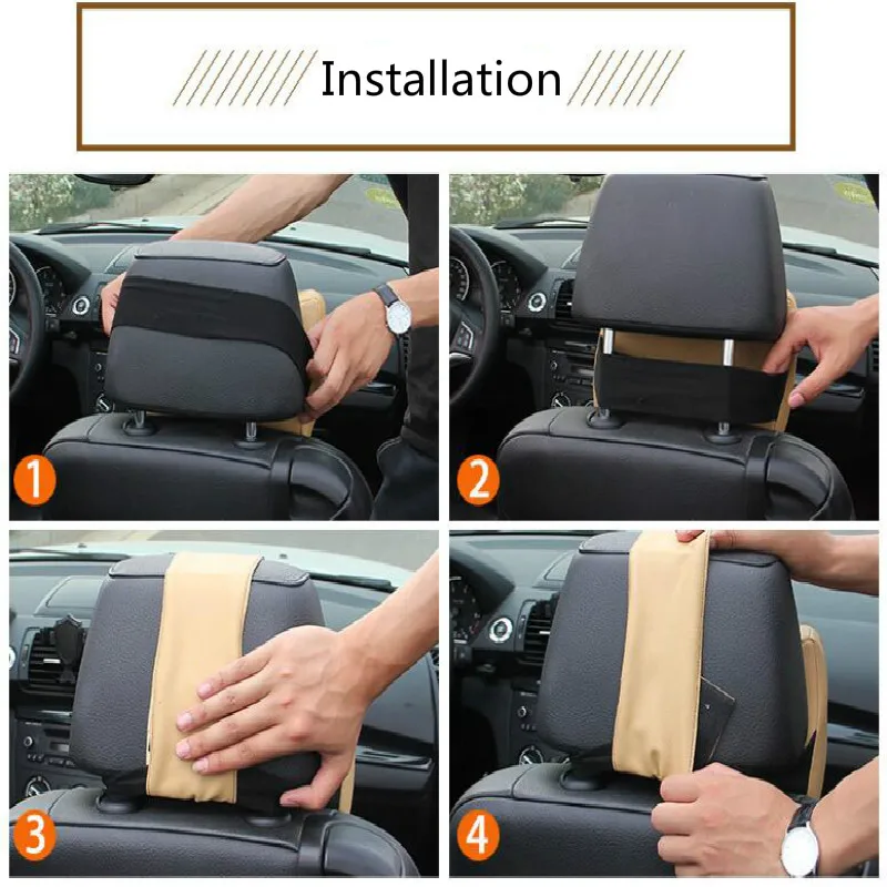 3D пена с эффектом памяти автомобиль подушка из искусственной кожи для шеи талии