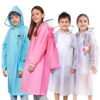 childrens raincoats boys and girls schoolbags poncho cartoon patterns reflective raincoats
