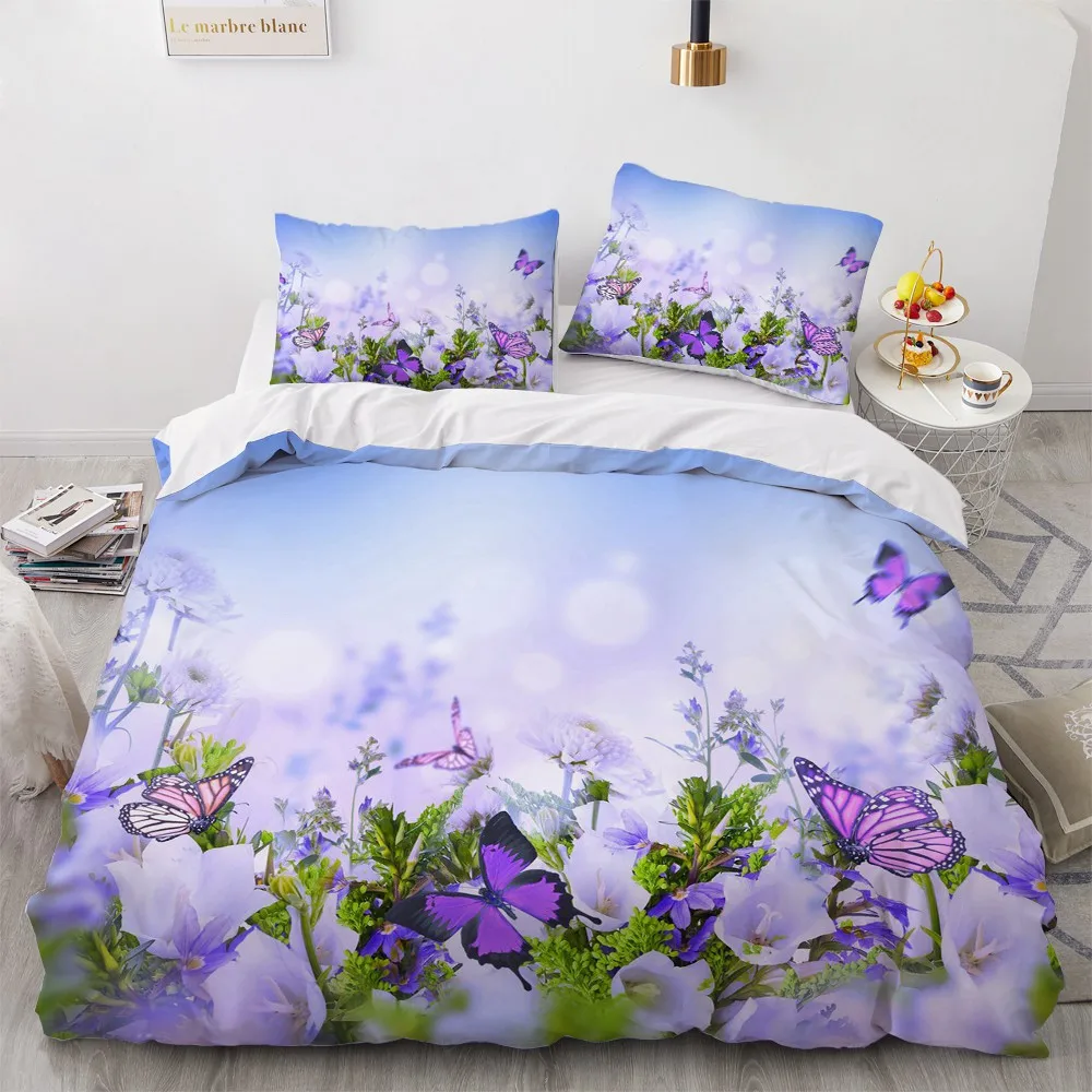 

3D Black Quilt Cover Sets Custom Design Rose Comforther Covers Pillow Cases King Queen Super King Twin Size Flower Bedclothes
