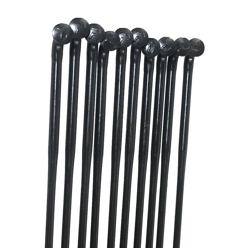 

25 Pieces Pillar Triple Butted 2015 J-Hook Spokes No Cutting Original Black PSR TB2015 Application Trekking MTB Race