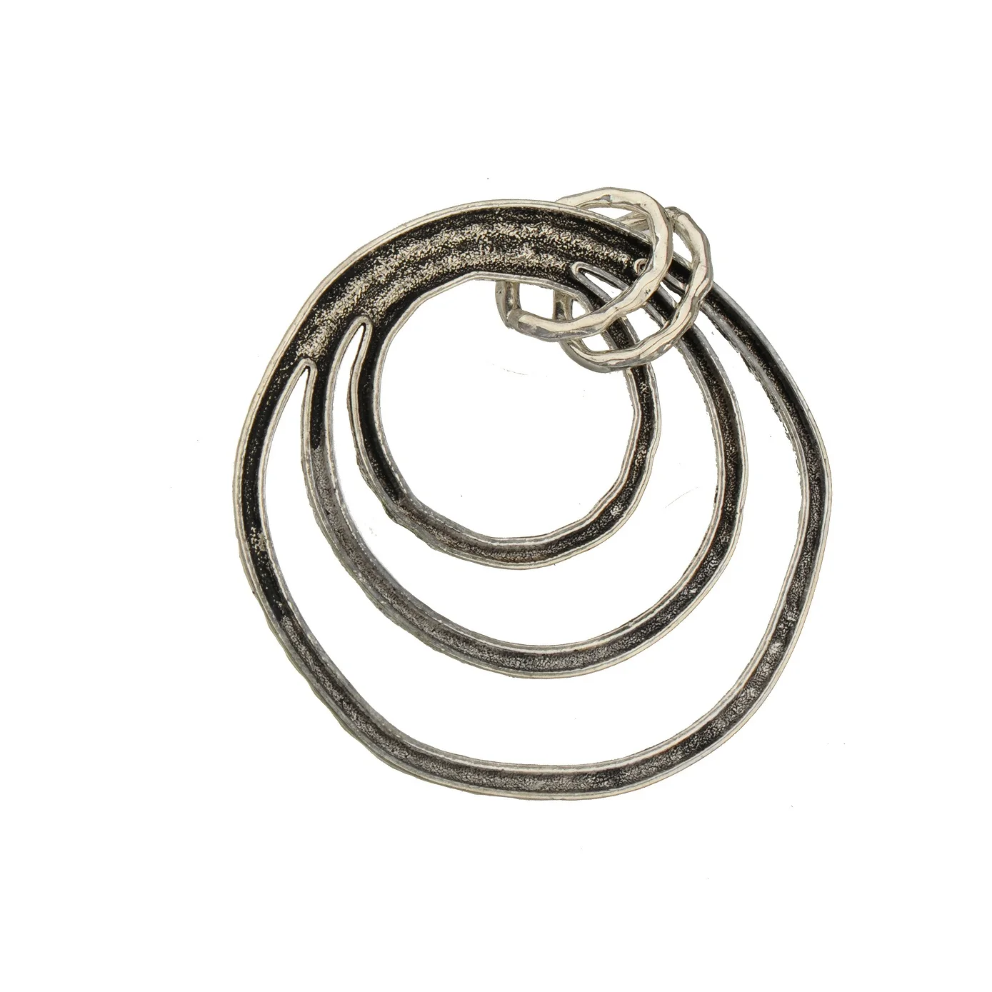 Подвески Серебряные в ретро стиле для ожерелий сделай сам веревка с открытым