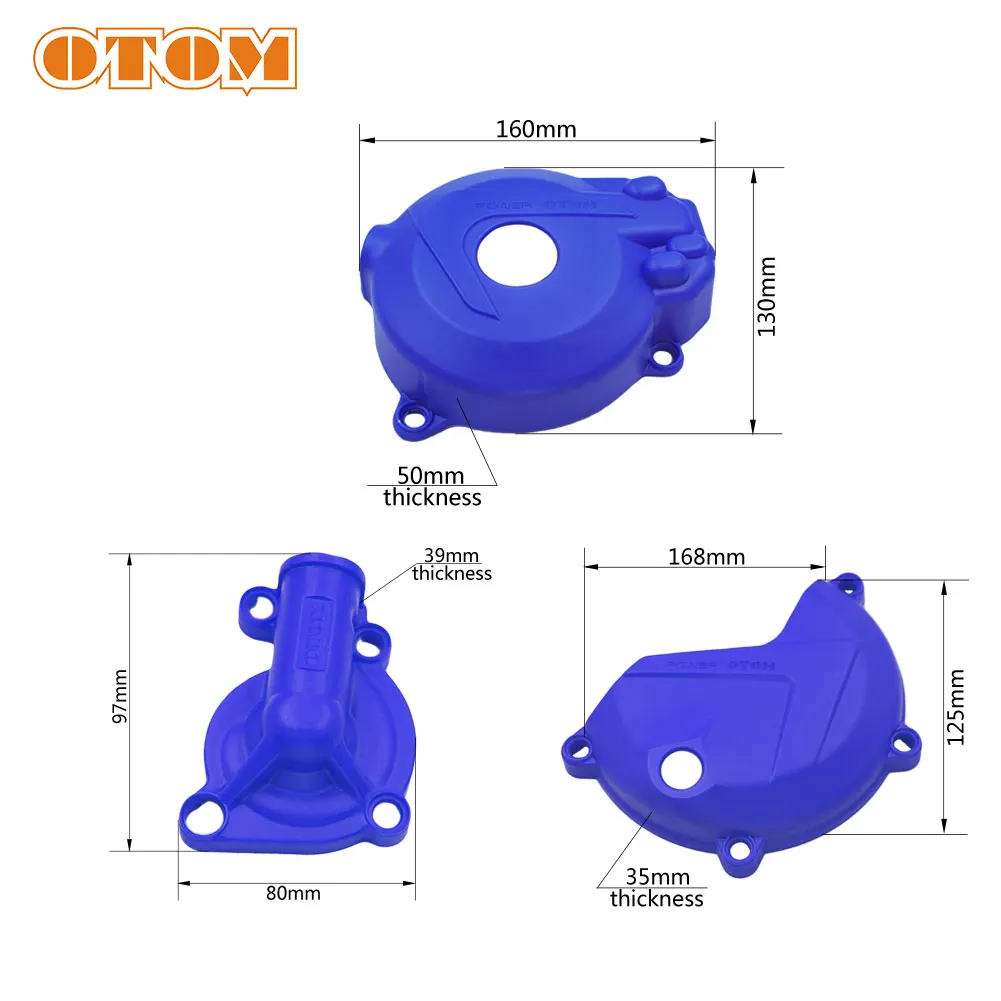OTOM мотоциклетный Магнитный Водяной насос сцепления двигателя защитная крышка