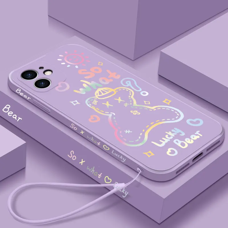 bear hand strap tpu case for oppo reno 5 lite find x3 4 6 phone cover for realme 7 pro xt 8 c3 c21 c20 6 x2 pro x7 c11 c15 gt free global shipping