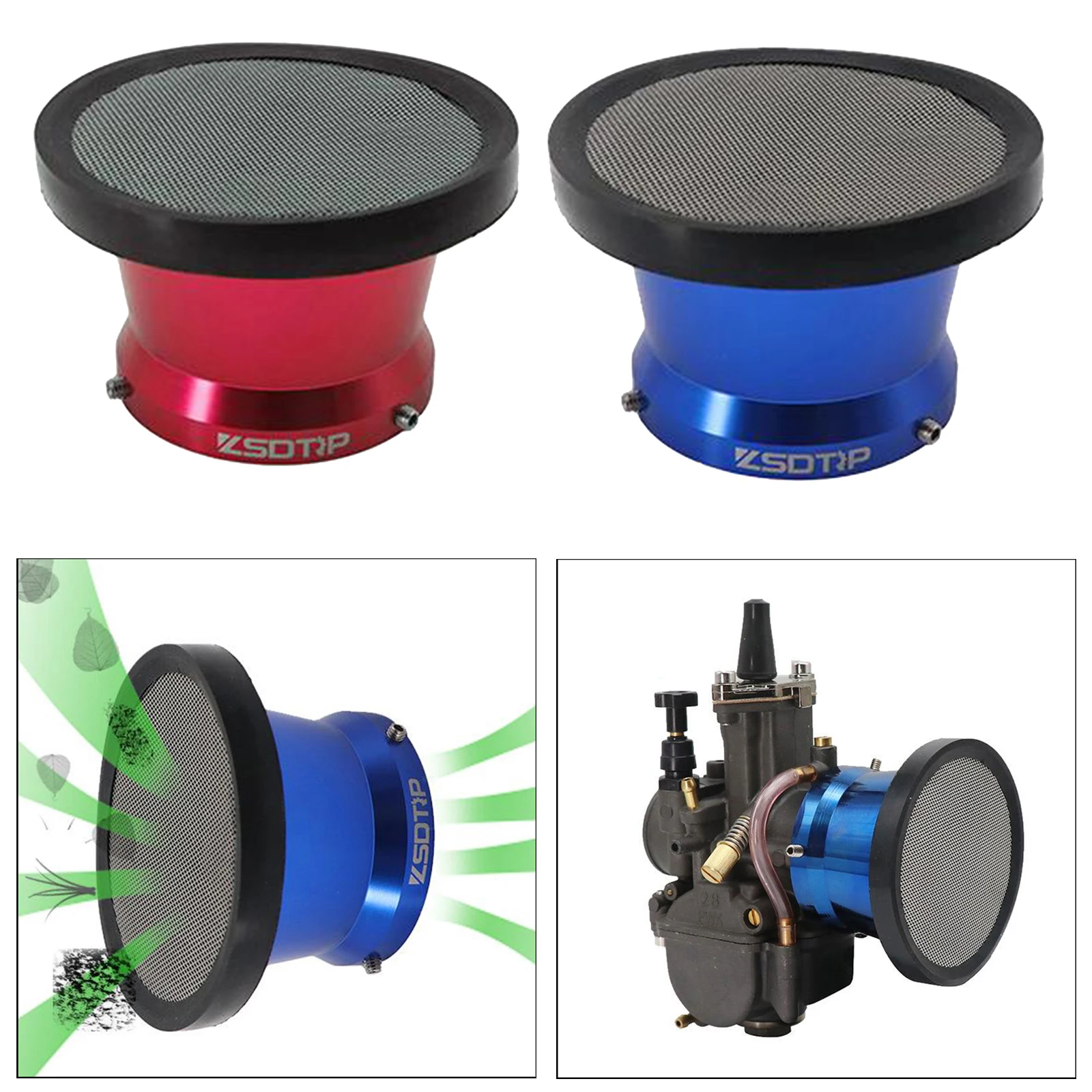 Универсальный мотоцикл воздушный фильтр Интерфейс ветра чашка с рожком 50 мм