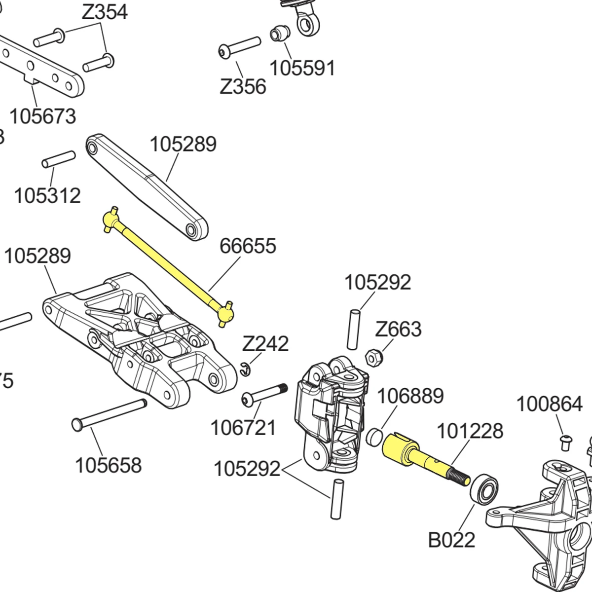 Новые приводные валы ENRON из закаленной стали CVD 2 шт. универсальные #106709 (66655 + 101228)