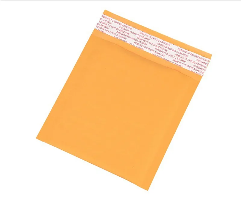 

100 pcs 90x130+40mm Padded Envelopes Bags Bubble Mailers KRAFT BUBBLE MAILERS MAILING ENVELOPE BAG Free Shipping
