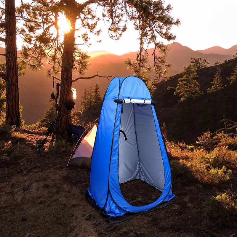 

1Pc Camping Tent Outdoor Automatic Changing Clothes Tent Movable Toilet Tent
