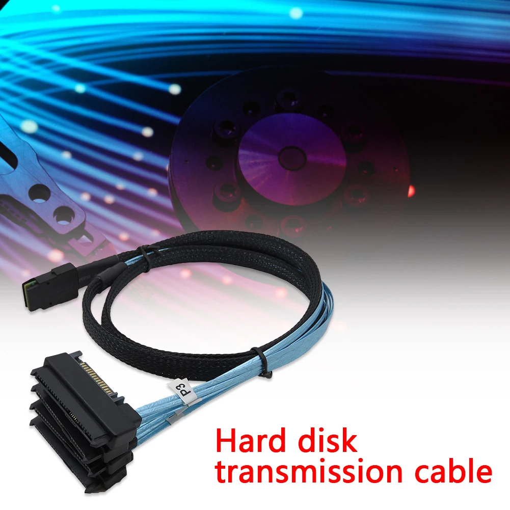 Mini 4 SAS жесткие диски 36-контактный SFF-8087 до 29-Pin SFF-8482 Кабельные соединители с 15 Pin SATA