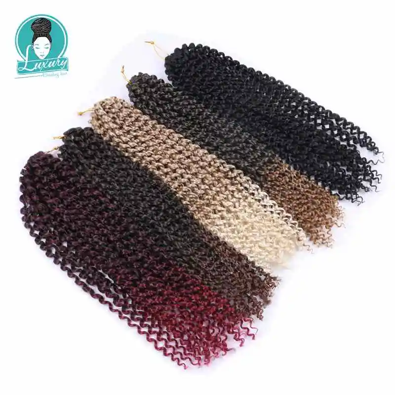 

Роскошные для плетения волос 18 дюймов 24 шт./пакет предварительно петли, на крючках, косички, синтетика, эффектом деграде (переход от темного ...