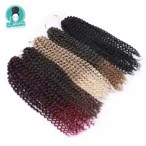 Роскошные для плетения волос 18 дюймов 24 шт.пакет предварительно петли, на крючках, косички, синтетика, эффектом деграде (переход от темного к страсть спиральное плетение волос