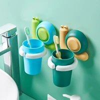 vacclo seamless wall hanging snail toothbrush holder household tool bathroom accessories family bathroom toothbrush holder