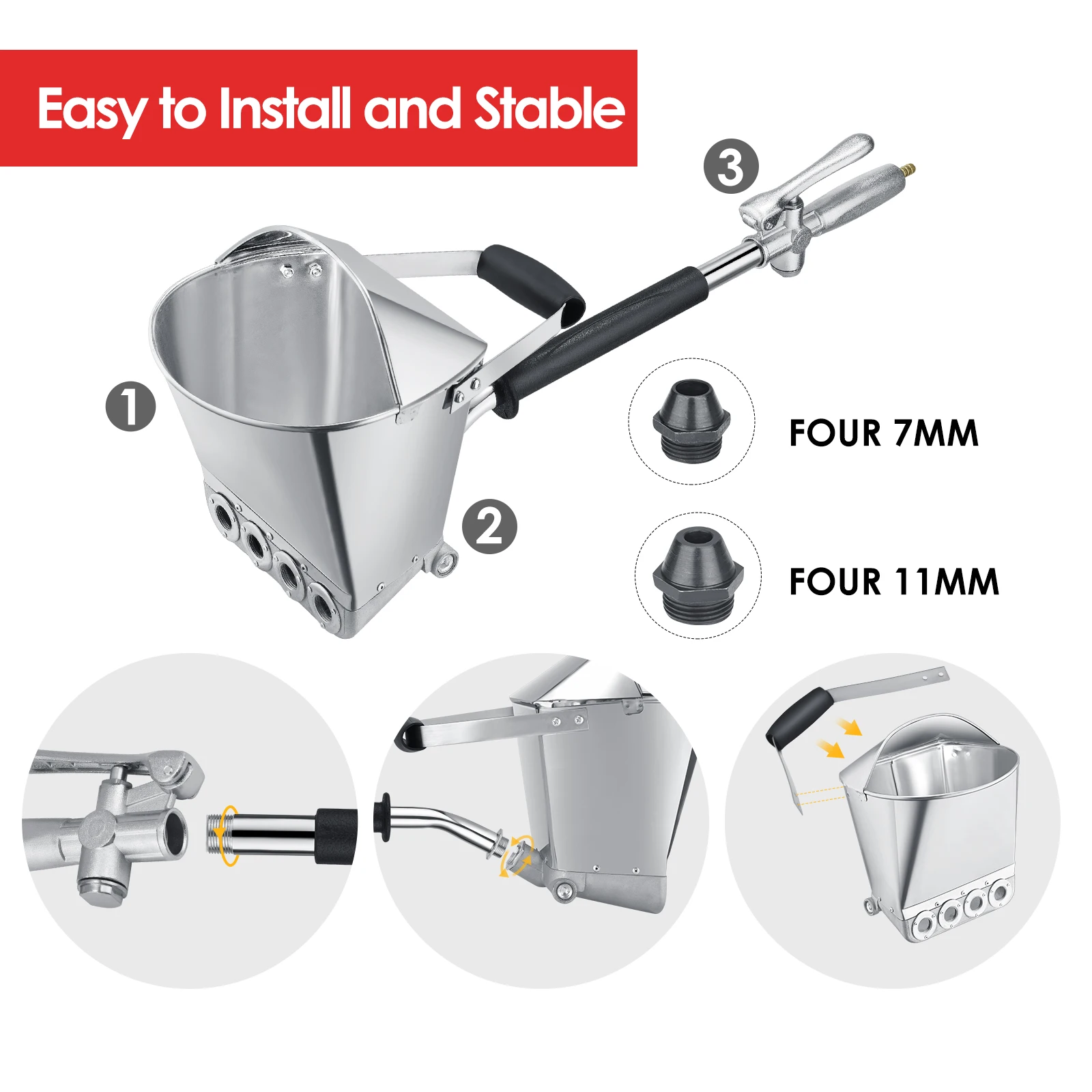 Пистолет-распылитель для окраски стен цементный раствор распылитель штукатурка