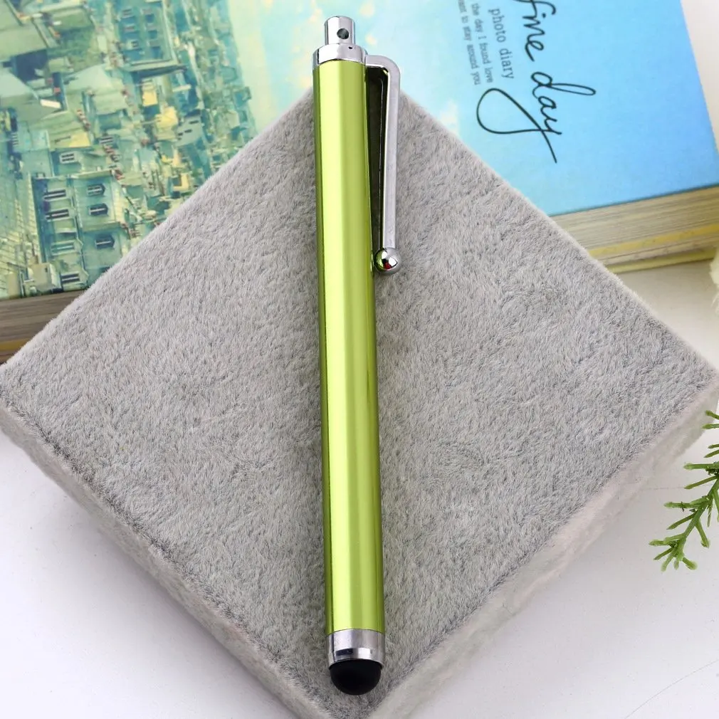 

10pcs Capacitive Pen Colorful Metal Touch Screen Stylus Pens For IPad IPhone XR XS MAX Samsung Smart Phone Tablet Drop Shipping