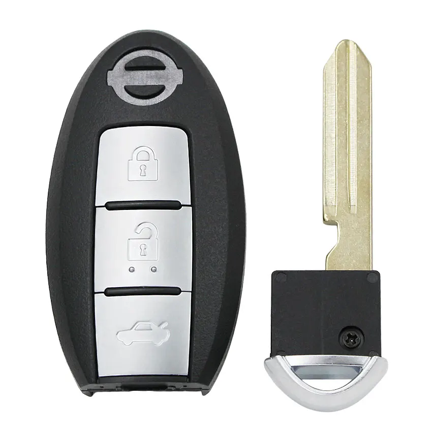 3 Button Keyless-go Remote Key FSK315MHz PCF7953M / HITAG AES 4A CHIP ：S180144103 (SUV)​ For Nissan X-Trail​ | Автомобили и