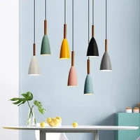nordic modern minimalist 3 pendant lighting over dining table kitchen island hanging lamps dining room bar coffee lights e27