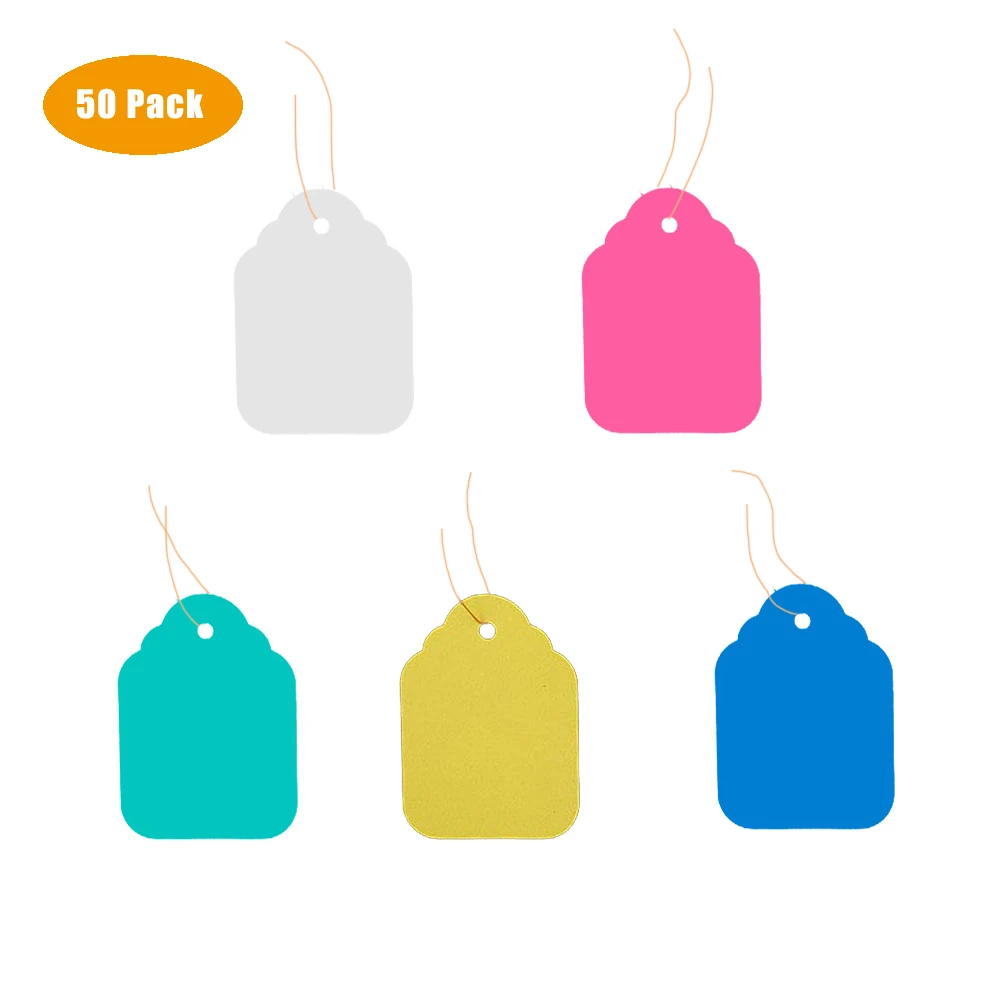 50 шт. ПВХ пластиковый маркер для растений s сада подвесная бирка 4 5*3 см