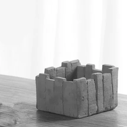 Board Connecting Square Flower Pot Silicone Cement Mold for Balcony Decoration Desktop Ornament Concrete Planter Molds | Дом и сад
